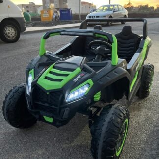 BUGGY ELECTRICO INFANTIL 24V STRONG, 2 MOTORES DE 24V, VERDE, MANDO RC, INDA72-A032GREEN0